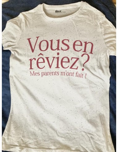 Lot de T-shirts à message 10-12-14 ans