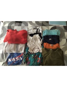Lot 11 vêtements femme taille 38
