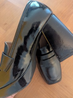 Chaussures vernis noires