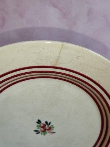 Grand plat en faïence de Gien